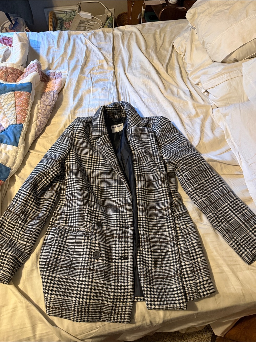 Old navy Plaid Blazer size small
